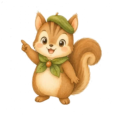 案内する相模リス